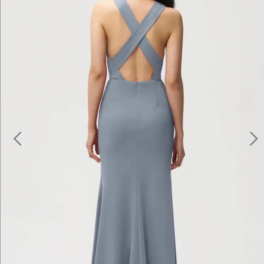 18..The Kayleigh knit crepe bridesmaid dress - Picture 5 of 12